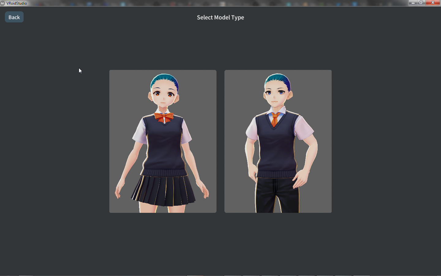 VRoid Studio Beta 0.7.5 screenshot